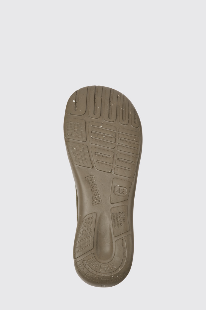 The sole of Peu Stadium Green leather sneakers for men