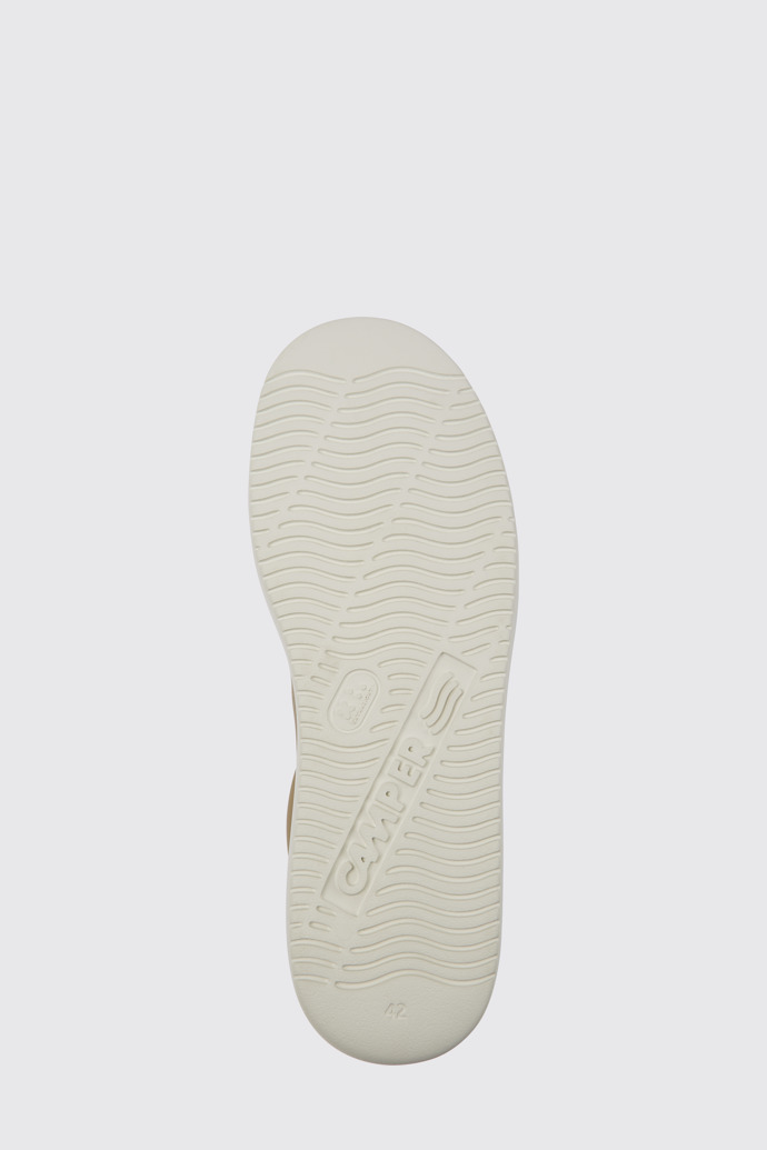 Runner K21 Tenis de piel en color beige y en color azul para hombre