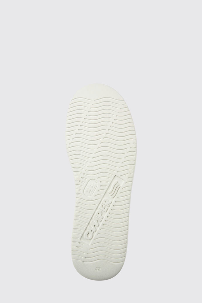 Twins Sneakers blancos de piel sin teñir y ante para hombre