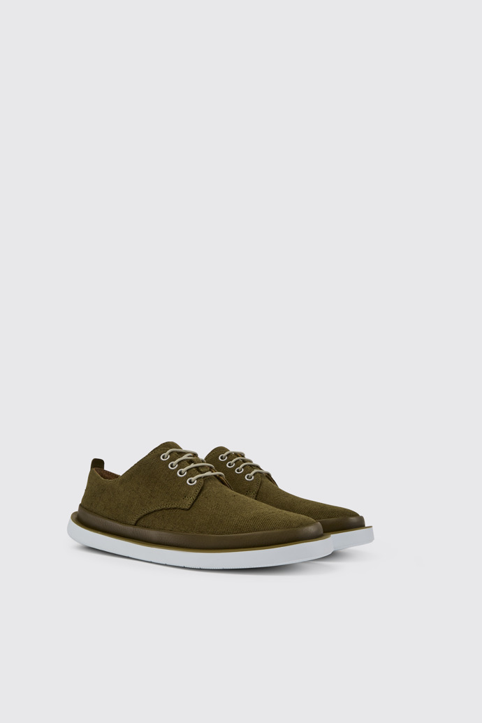 Front view of Wagon Green shoes for men