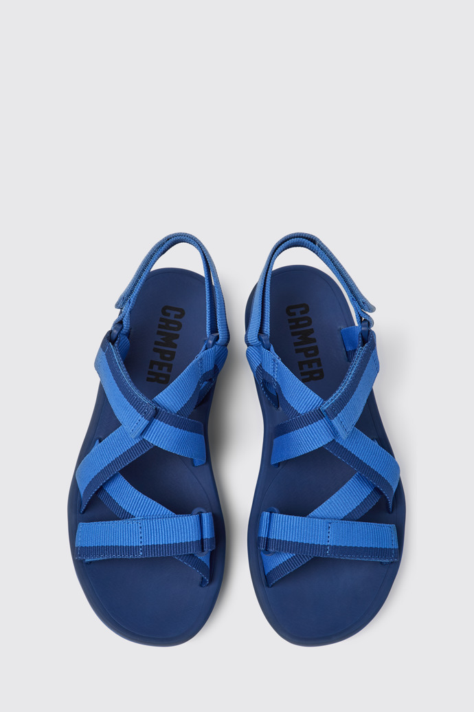 Match Sandales en PET recyclé bleu pour homme