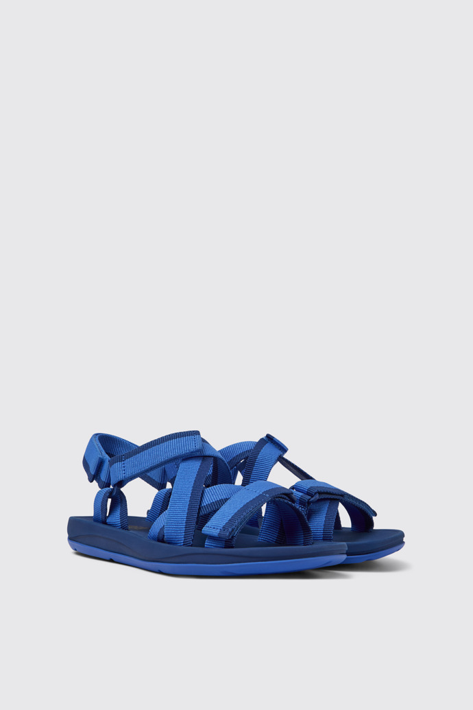 Match Sandales en PET recyclé bleu pour homme