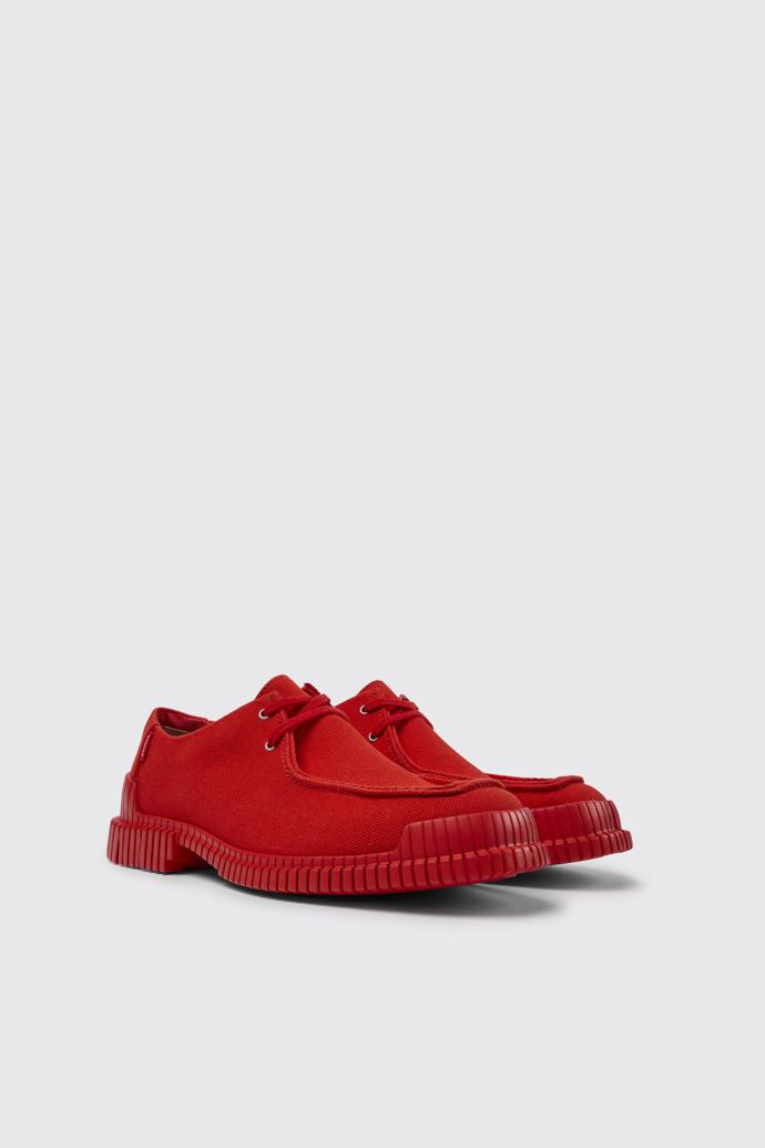 Front view of Pix Red recycled cotton shoes for men