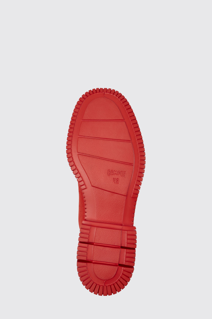The sole of Pix Red recycled cotton shoes for men