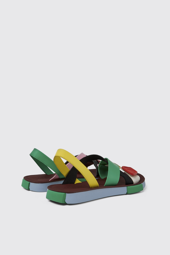 Twins Sandales en cuir multicolore pour homme