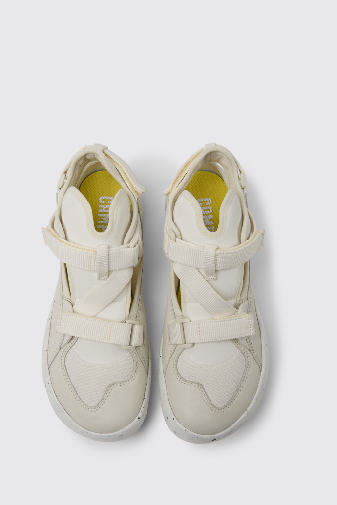 Overhead view of Peu Stadium White semi-open sneakers for men
