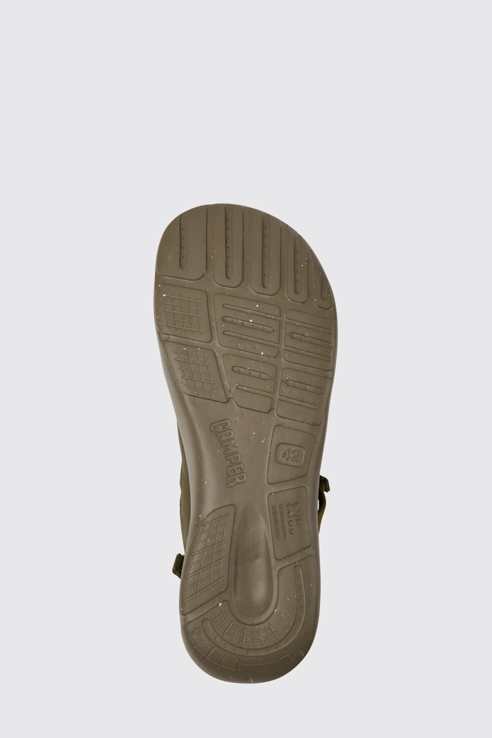 The sole of Peu Stadium Green semi-open sneakers for men