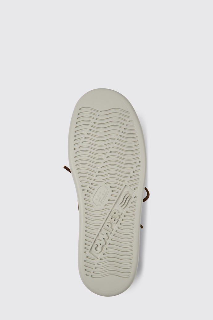 The sole of Runner Red recycled cotton shoes for men