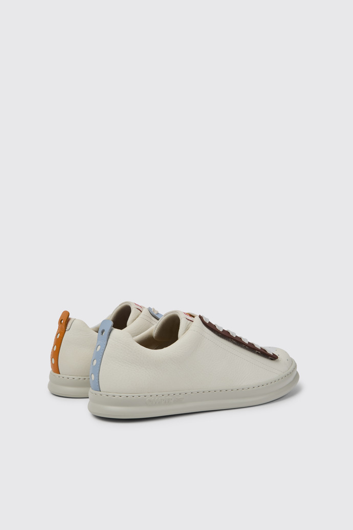 Twins Wielokolorowe sneakersy ze skóry