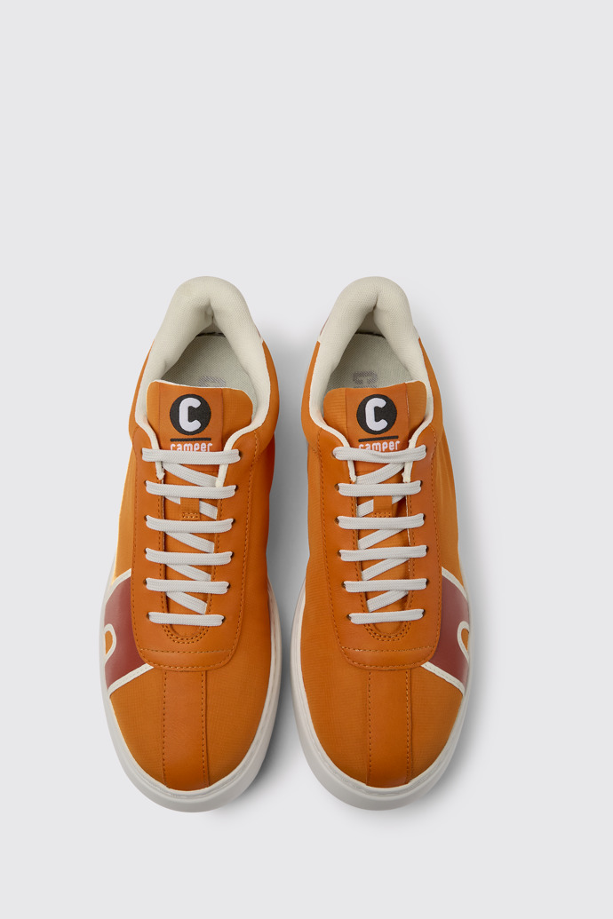 Runner K21 Baskets orange, rouge et blanc pour homme