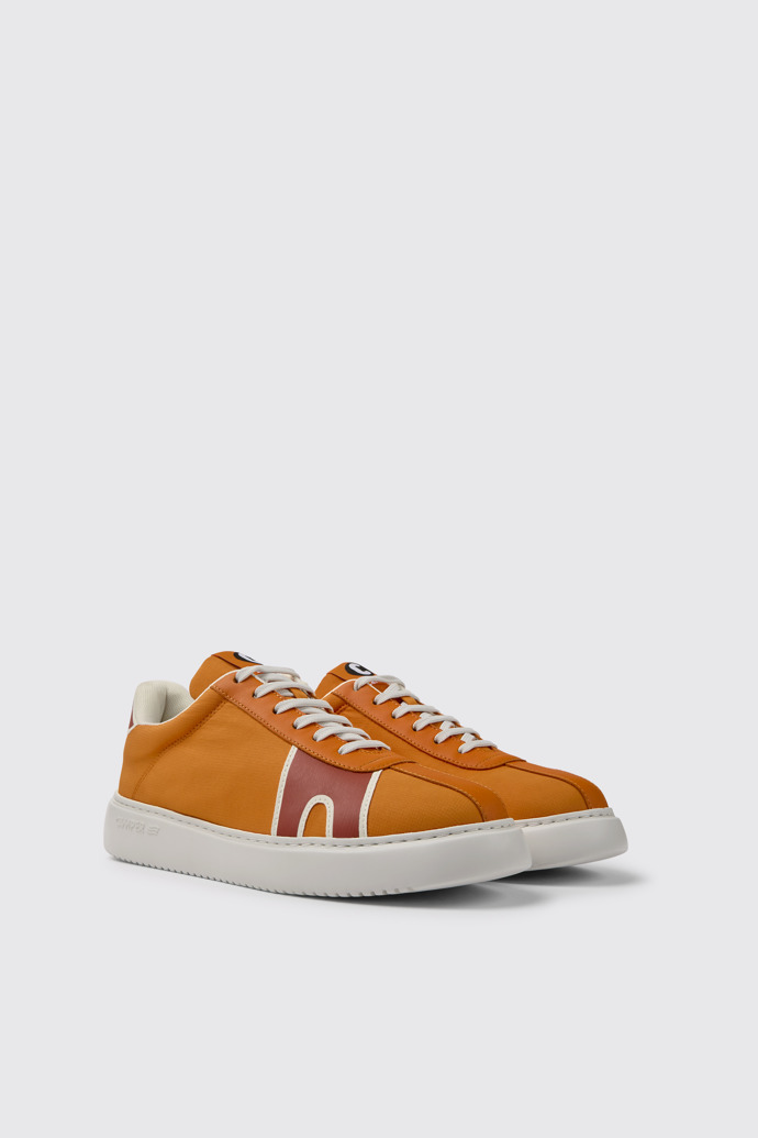 Runner K21 Baskets orange, rouge et blanc pour homme