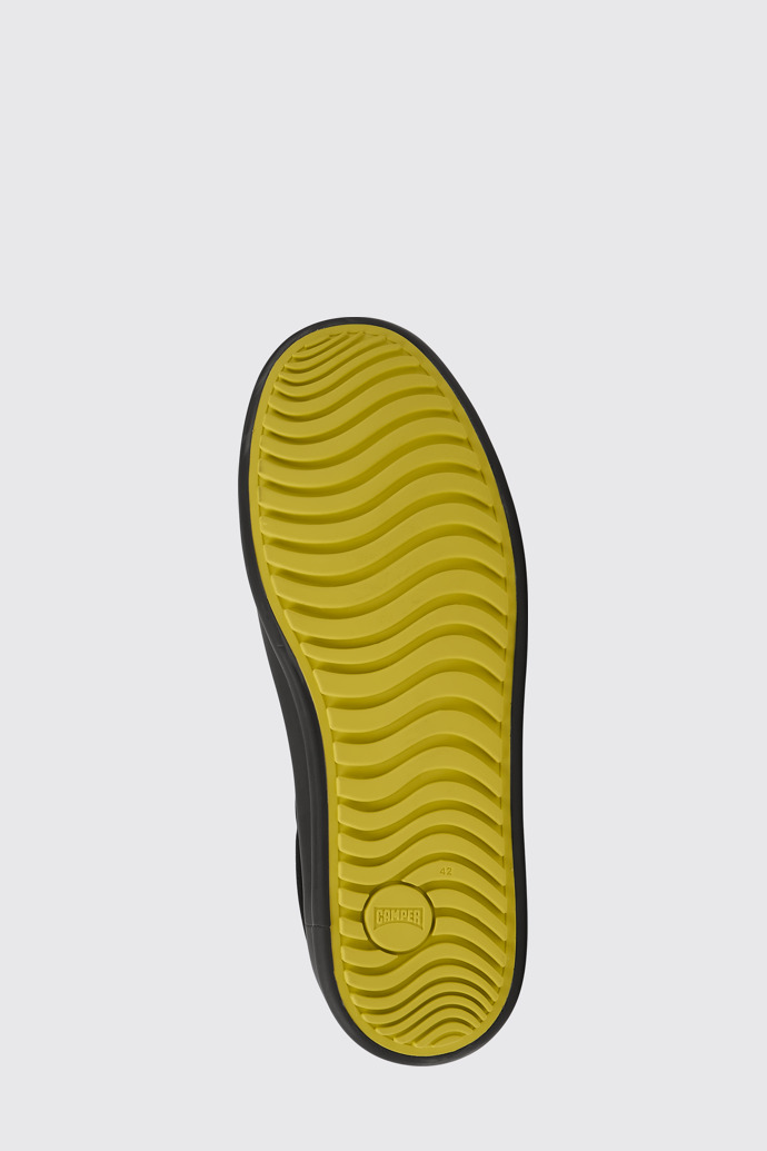 The sole of Chasis Black nubuck shoes for men