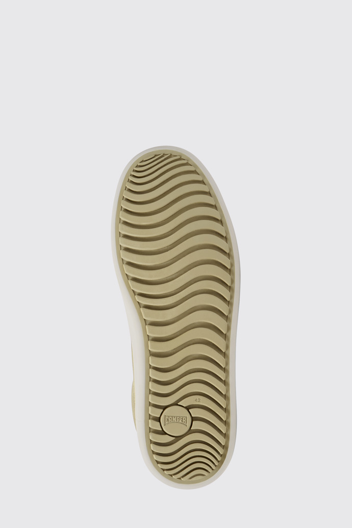 The sole of Chasis Beige nubuck shoes for men