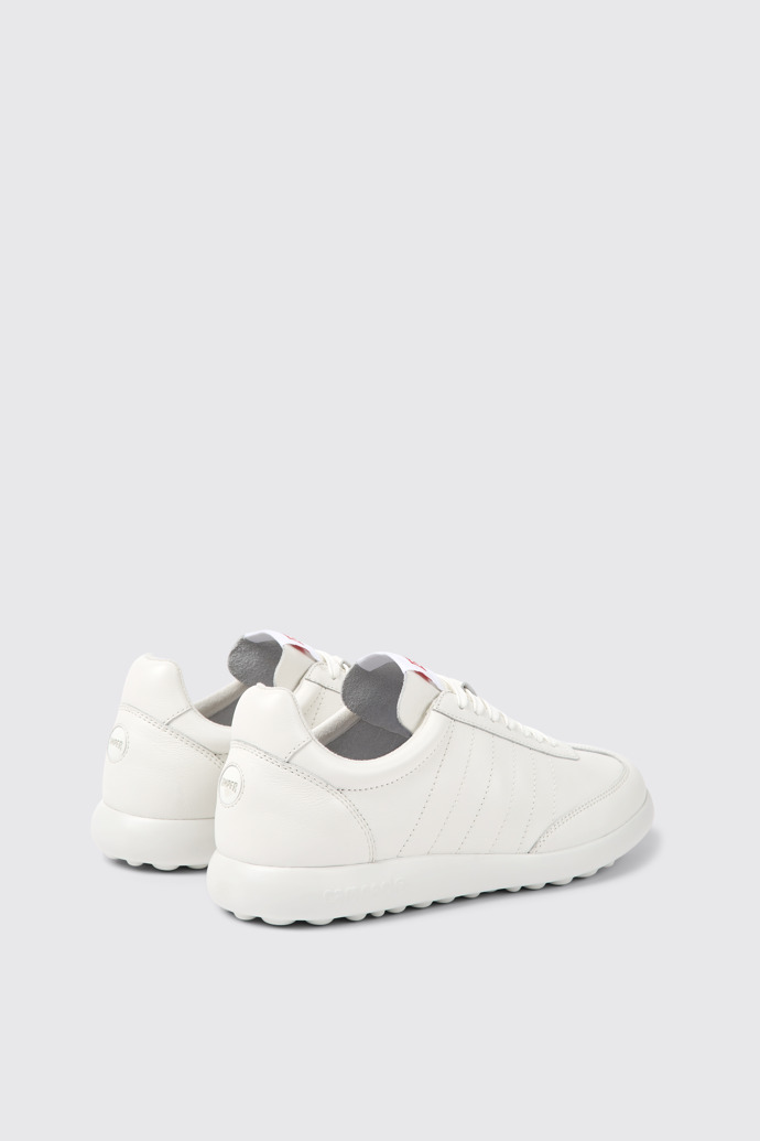 Back view of Pelotas XLite White leather sneakers for men