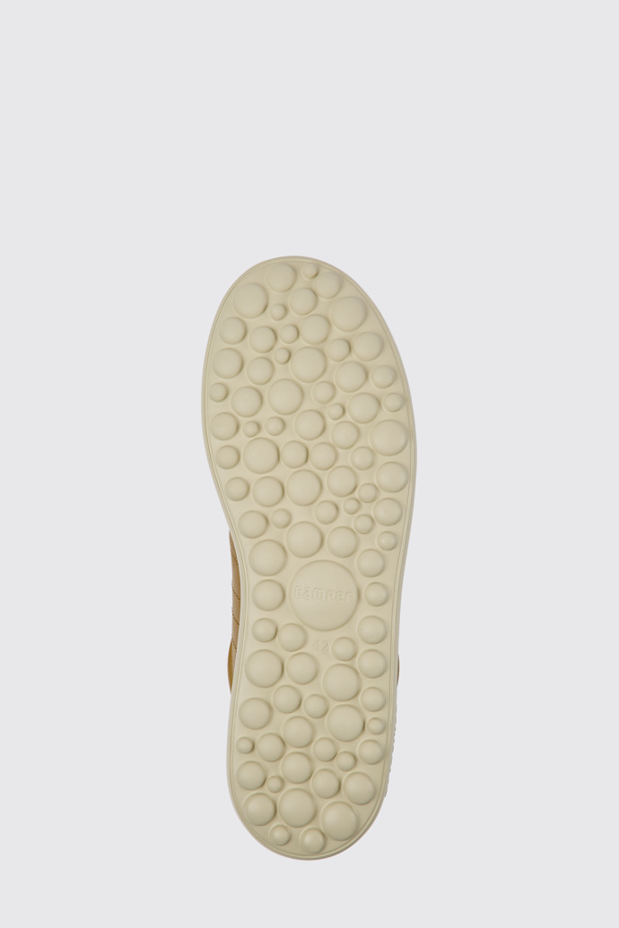 The sole of Pelotas XLite Brown and beige leather sneakers for men