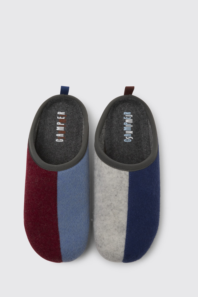 Twins Sabatilla de llana multicolor per a home