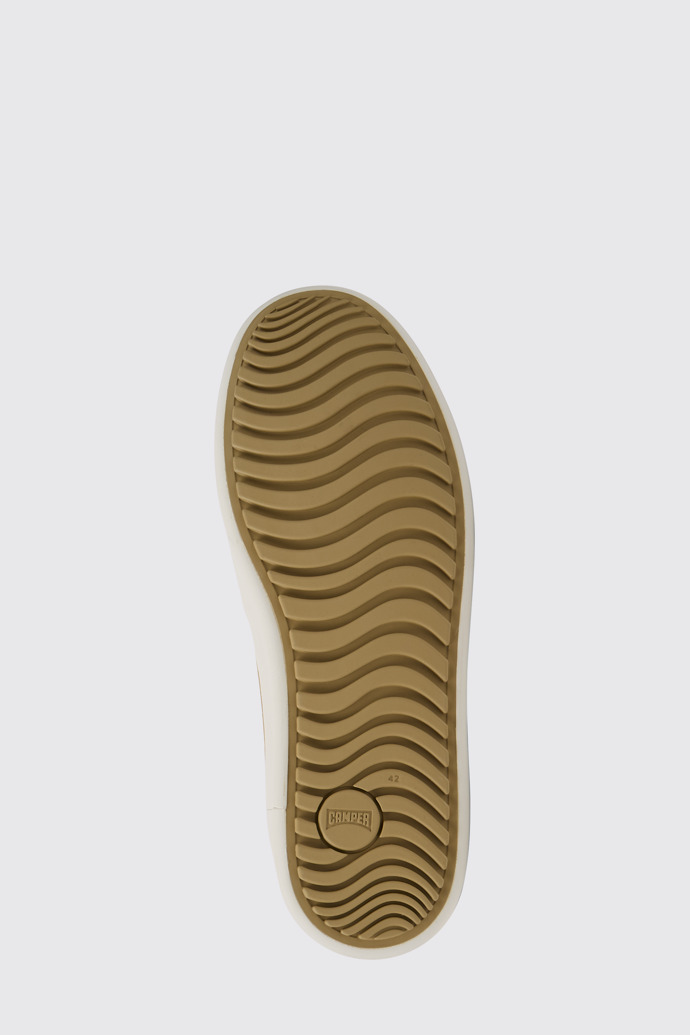 The sole of Chasis Beige nubuck shoes for men