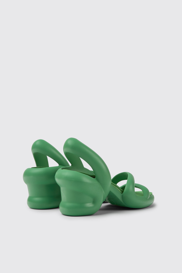 Back view of Kobarah Green unisex sandals