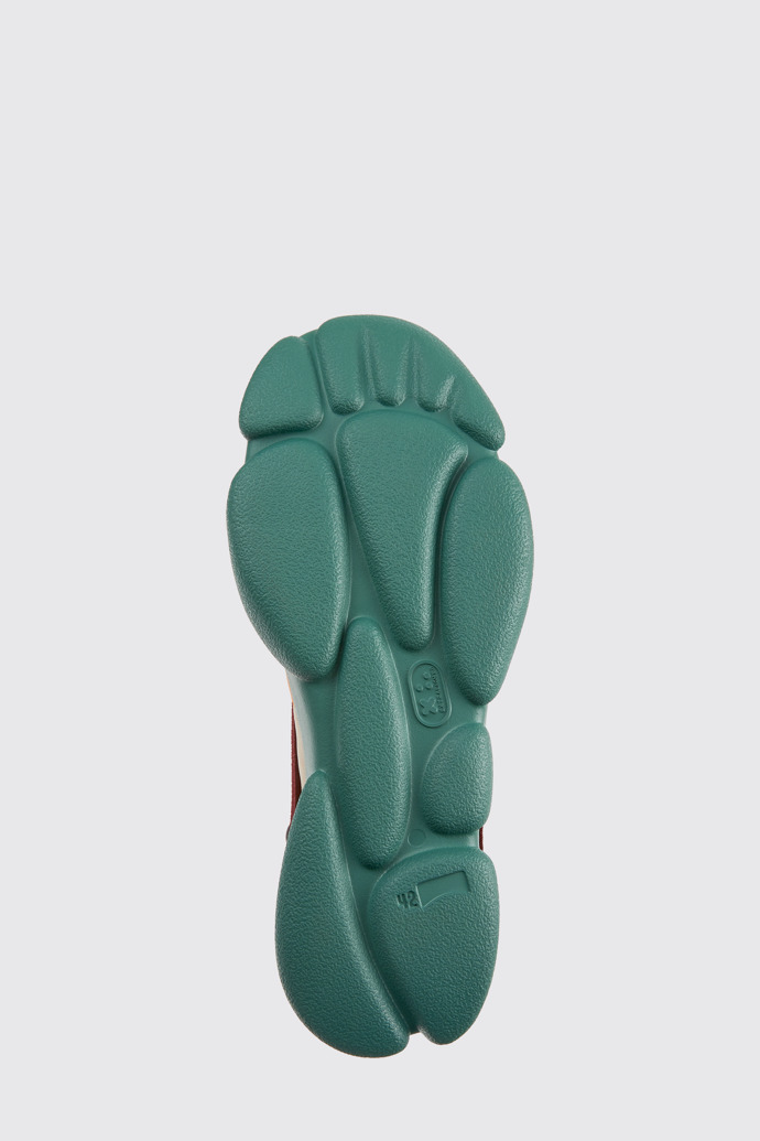 The sole of Twins Multicolored leather and nubuck sneakers for men