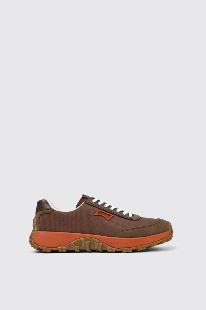 Drift Trail Baskets marron en tissu et nubuck pour homme.
