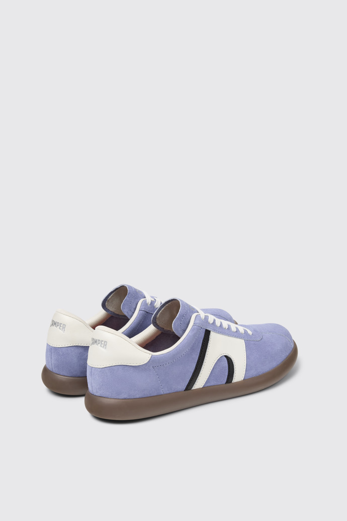 Back view of Pelotas Soller Multicolor Nubuck and Leather Sneakers for Men.