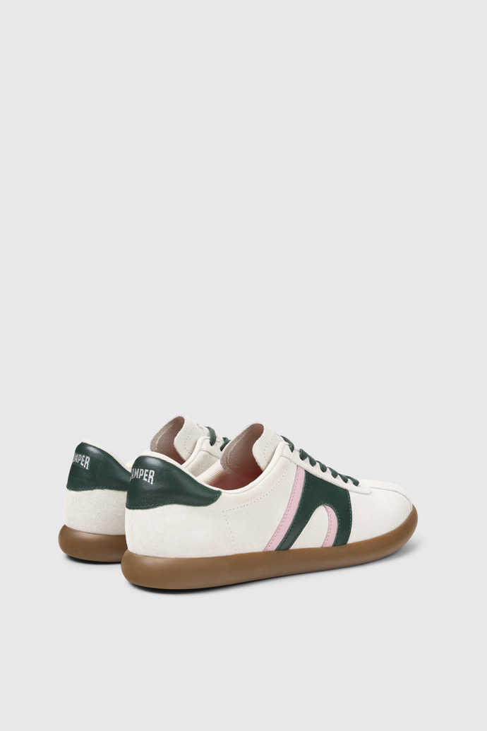 Back view of Pelotas Soller Multicolor Nubuck and Leather Sneakers for Men.