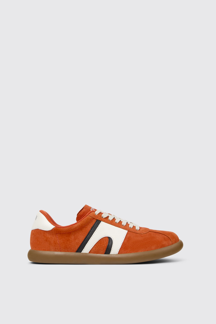 Side view of Pelotas Soller Multicolor Nubuck and Leather Sneakers for Men.
