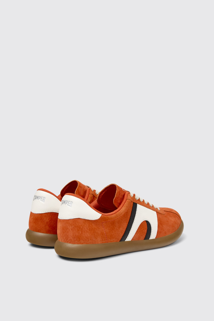 Back view of Pelotas Soller Multicolor Nubuck and Leather Sneakers for Men.