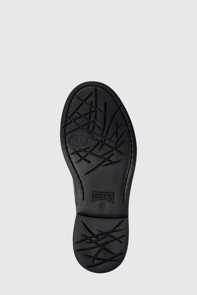 The sole of Twins Multicolor Leather Shoes for Men.