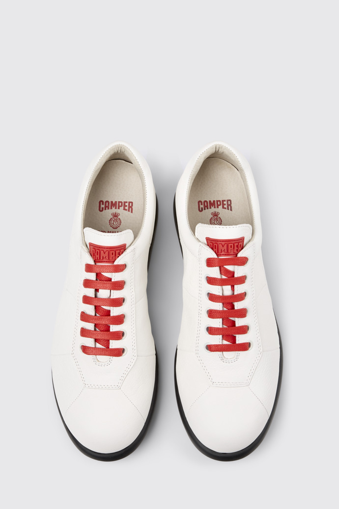 Overhead view of Camper x RCD Mallorca Pelotas Fan Edition