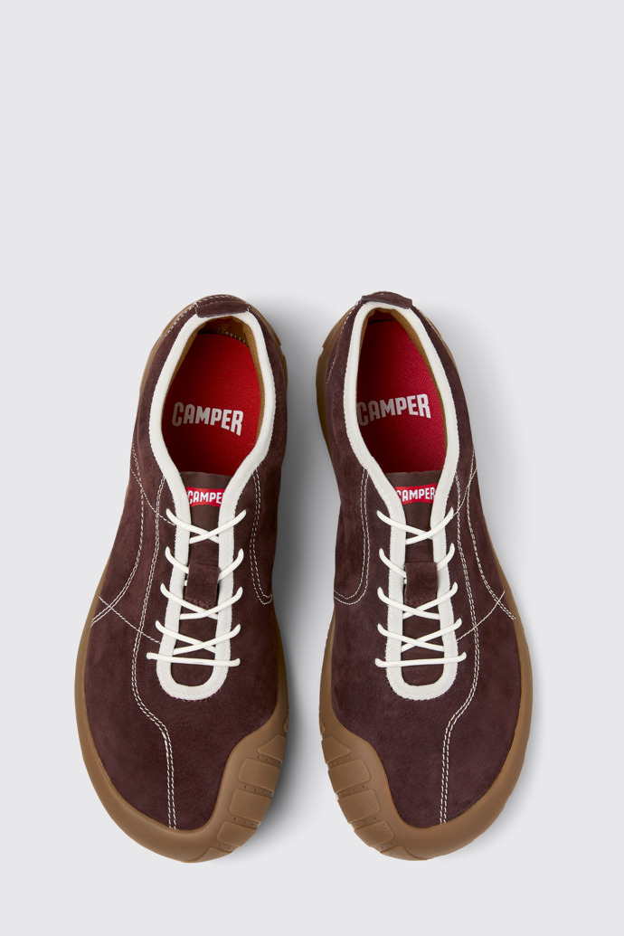 Peu Path Sneakers burdeos de nobuk para hombre.
