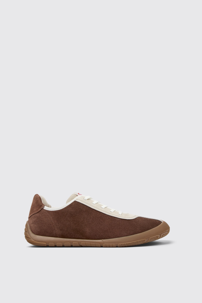 Twins Mehrfarbiger Herrensneaker aus Veloursleder und Nubukleder.