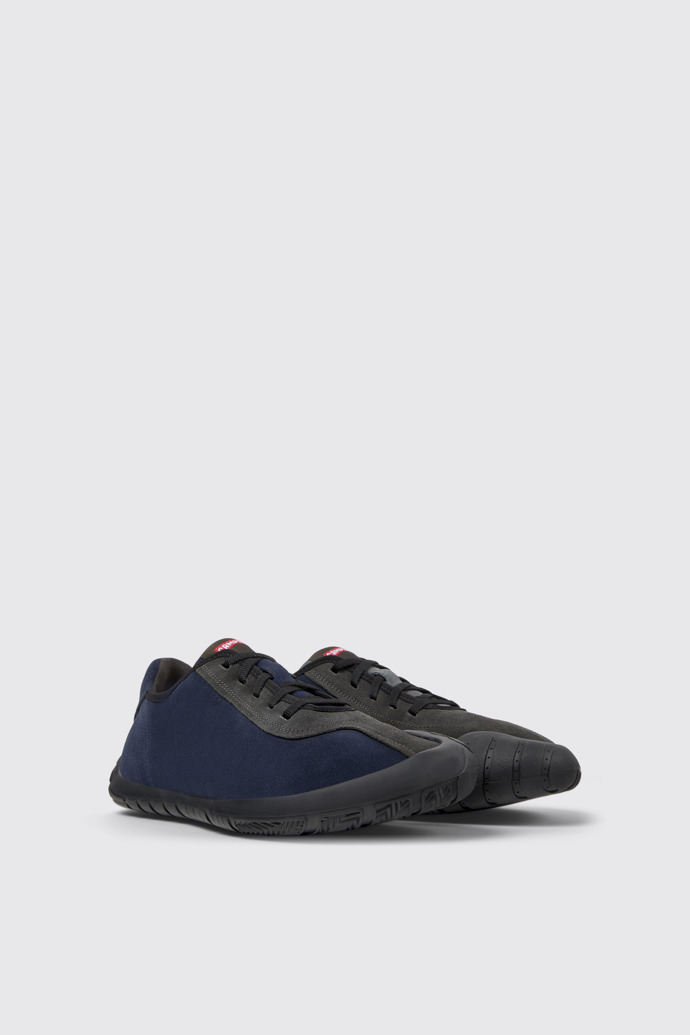 Twins Baskets en nubuck multicolore pour homme.