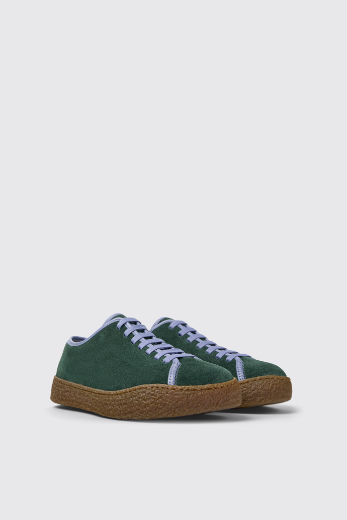 Peu Terreno Zapatos multicolores de afelpado y piel para hombre.
