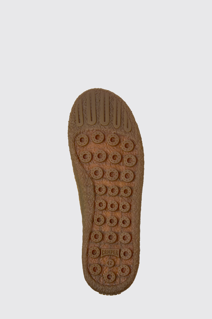 The sole of Peu Terreno Multicolor Suede and Leather Shoes for Men.