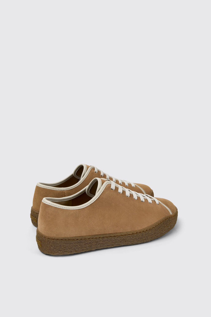 Back view of Peu Terreno Multicolor Suede and Leather Shoes for Men.