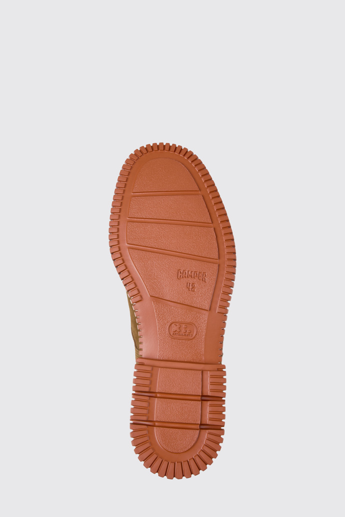 The sole of Pix Brown Suede Shoes for Men.