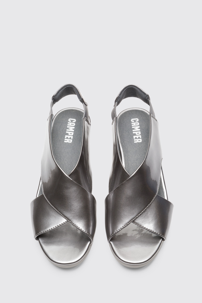 Overhead view of Balloon Grey Sandals for Women