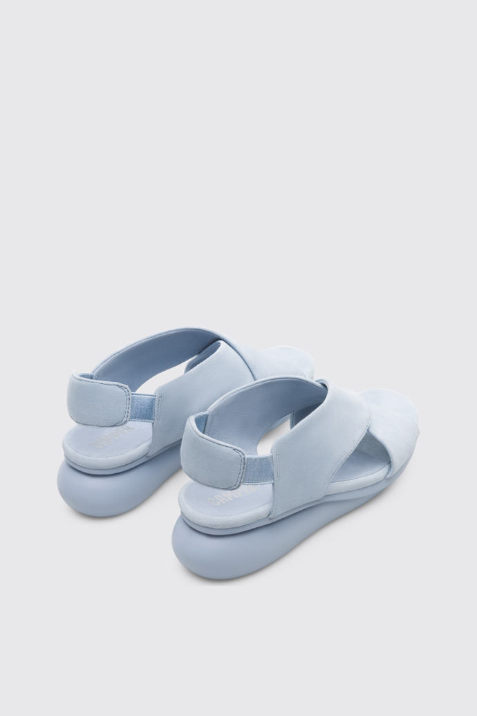 Back view of Balloon Blue Sandals for Women