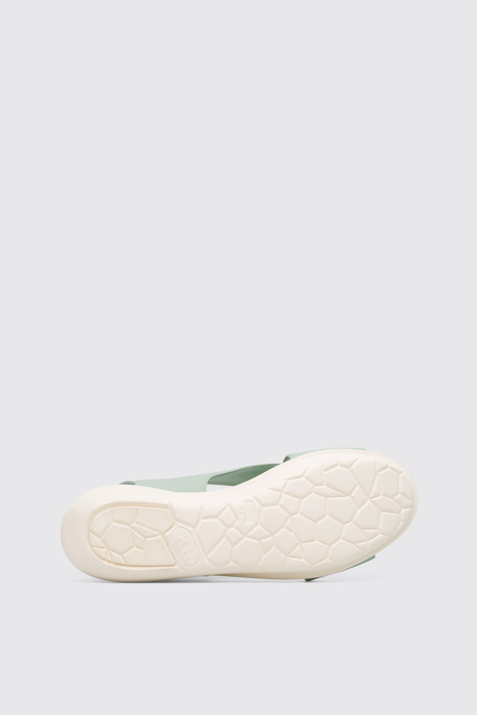 The sole of Balloon Green Sandals for Women