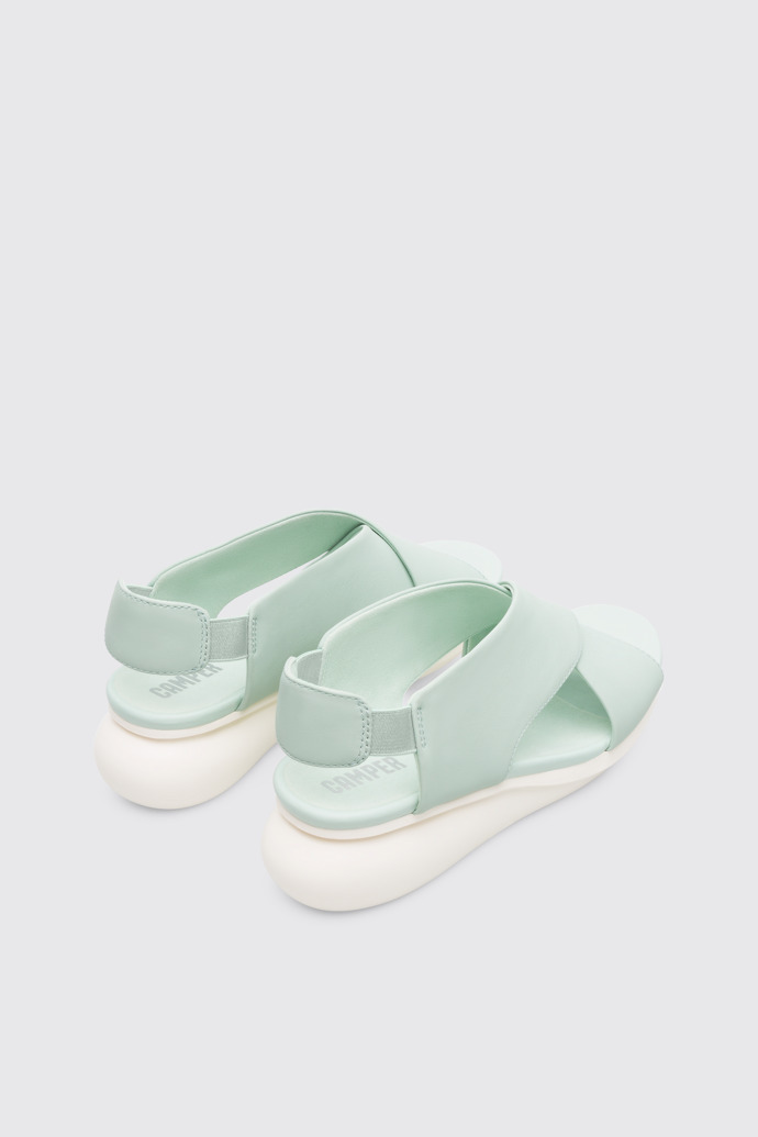 Back view of Balloon Green Sandals for Women