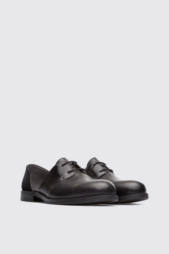 Image of Front view of Bowie Black Formal Shoes for Women