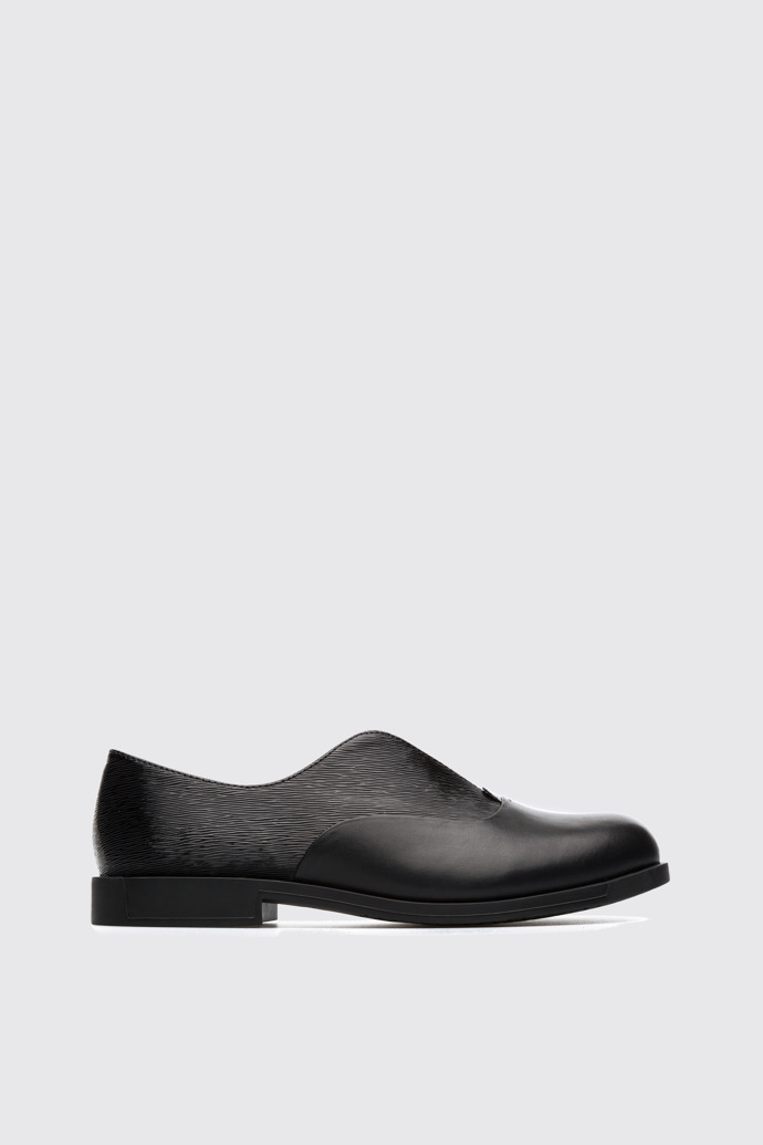 Side view of Bowie Black Formal Shoes for Women