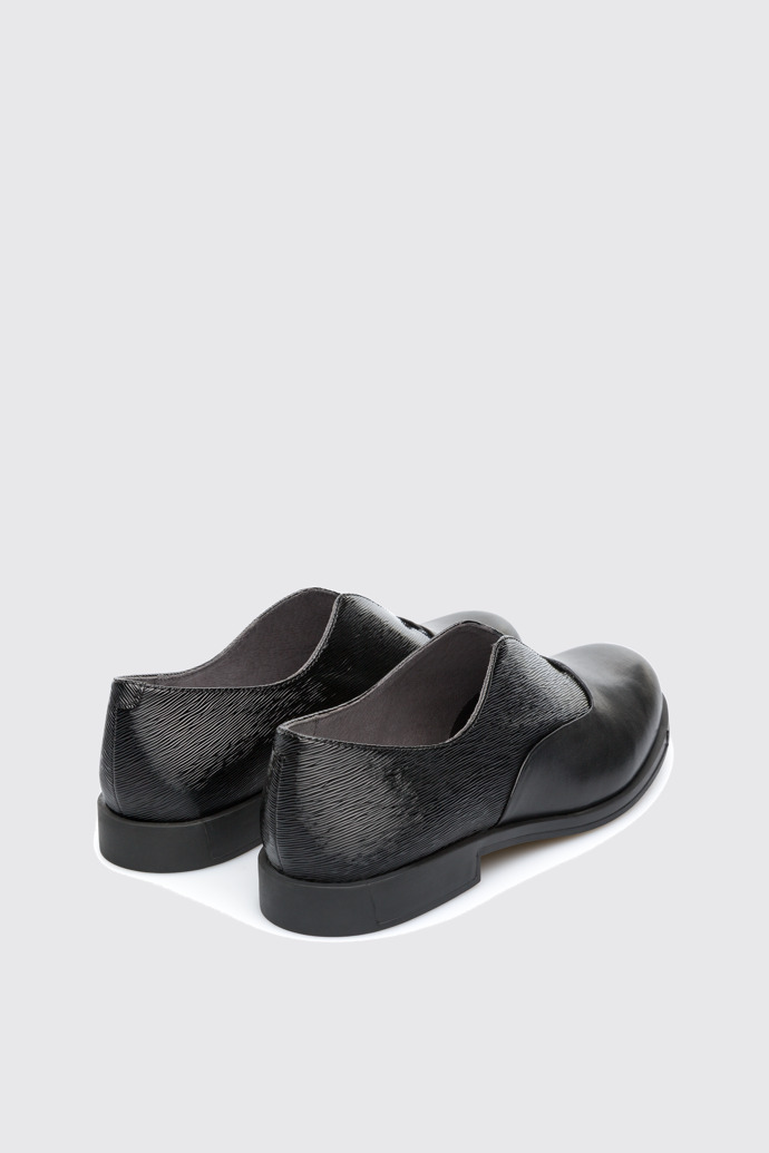 Back view of Bowie Black Formal Shoes for Women
