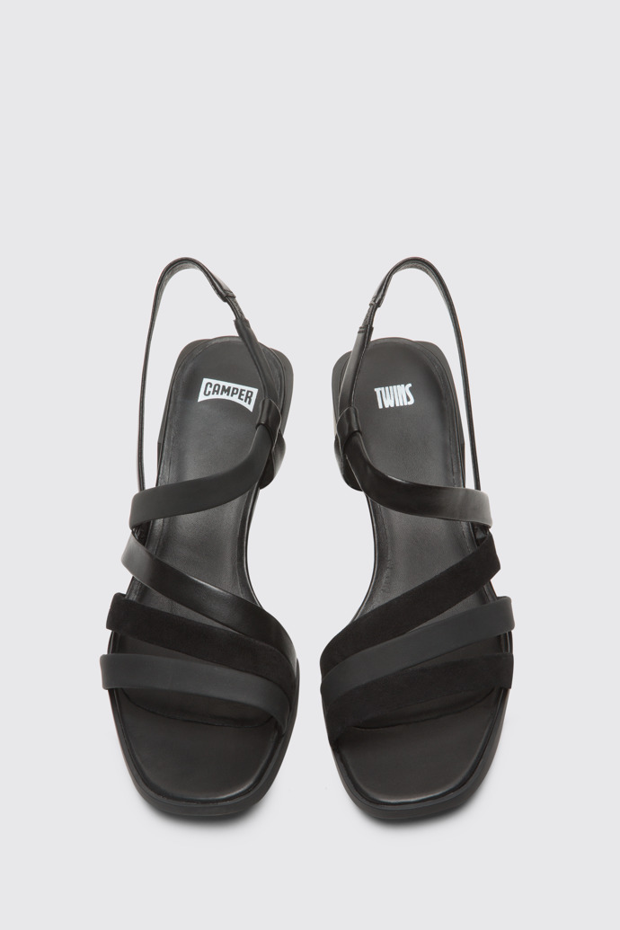 Twins Black Sandals for Women - Spring/Summer collection - Camper USA