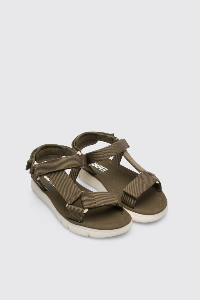 oruga Green Sandals for Women - Spring/Summer collection - Camper ...