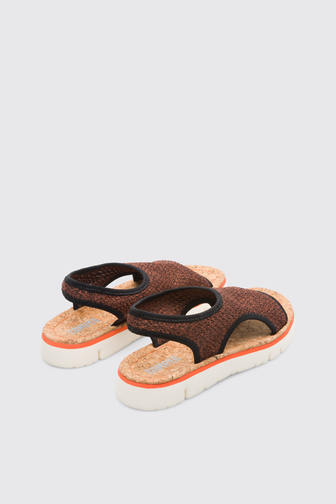 Back view of Oruga Multicolor Sandals for Women