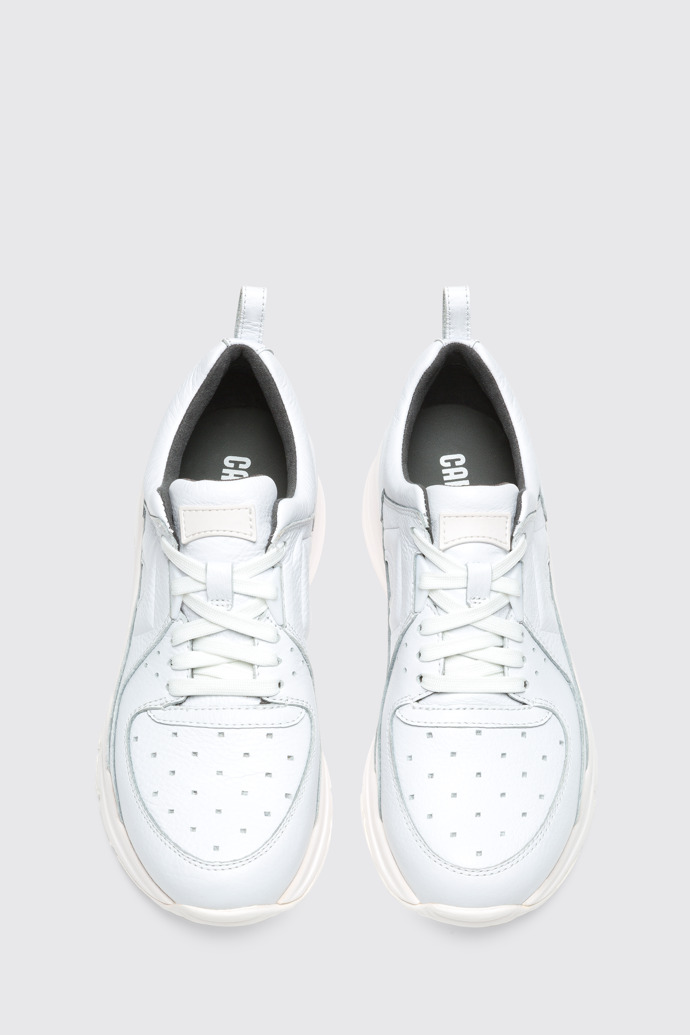 Overhead view of Drift White Sneakers for Women