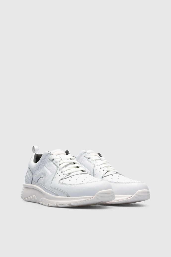 Front view of Drift White Sneakers for Women