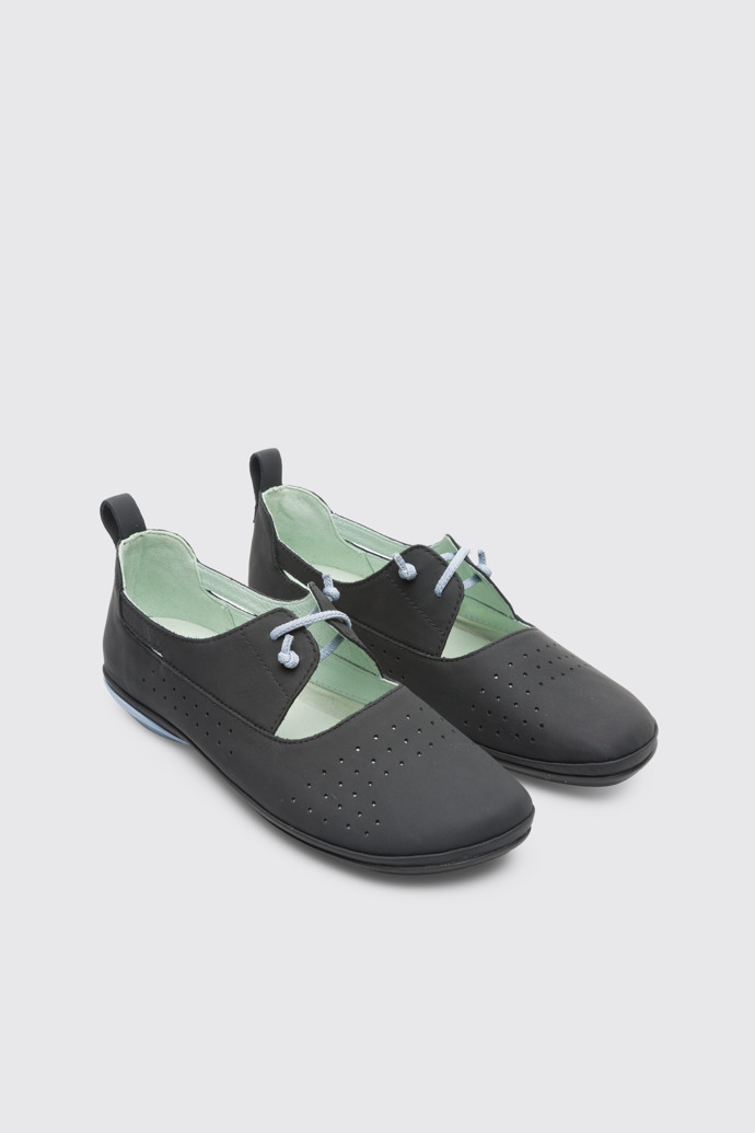 Front view of Right Black Casual Shoes for Women